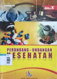 Image of Perundang-undangan kesehatan kls X