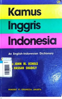 Image of Kamus inggris-indonesia an english-indonesian dictonary