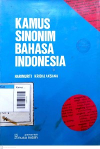 Image of Kamus sinonim bahasa indonesia
