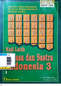 Image of Kaji latih bahasa dan sastra indonesia 3