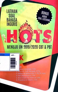 Image of Latihan soal bahasa inggris hots menuju un 2019/2020 cbt & pbt