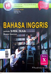 Image of bahasa inggris untuk SMK/MAK muatan nasional kelas X