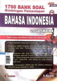 Image of 1700 Bank soal bintap bahasa indonesia untuk sma/ma
