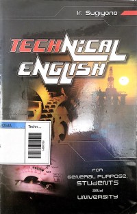 Image of Technical english for general purpose , student and university