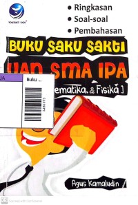 Image of Buku saku sakti uan sma ipa : kimia, matematikka, dan fisika