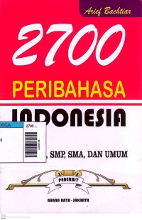 Image of 2700 peribahasa indonesia