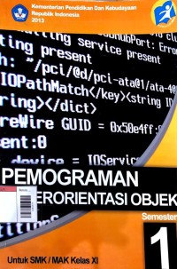 Image of Pemrograman berorientasi objek 1