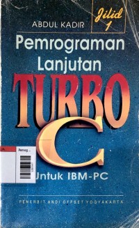 Image of Pemograman lanjutan turbo c ibm pc