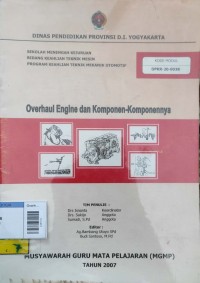 Image of Overhoul engine dan komponen-komponennya