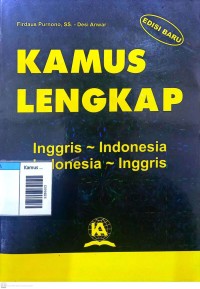 Image of Kamus lengkap inggris-indonesia , indonesia-inggris