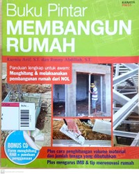 Image of Buku pintar membangun rumah