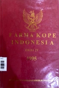 Image of Farmakope indonesia edisi IV 1995