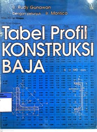 Image of Tabel profil konstruksi baja