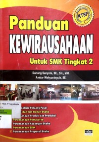 Image of Panduan  Kewirausahaan untuk smk tingkat 2