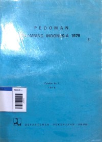 Image of Pedoman plambing indonesia 1979