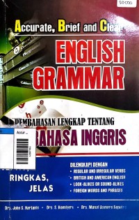 Image of Accurate, brief and clear english grammar