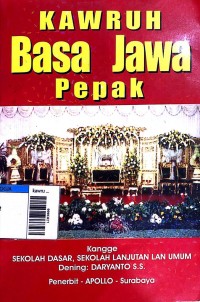 Image of kawruh basa jawa pepak
