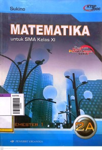 Image of MATEMATIKA untuk SMA kelas XI