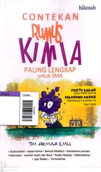 Image of Contekan rumus kimia