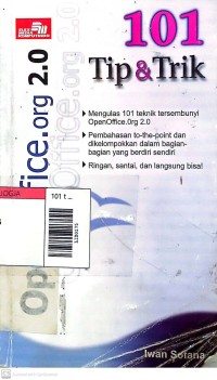 Image of 101 tip dan trik open office 2.0